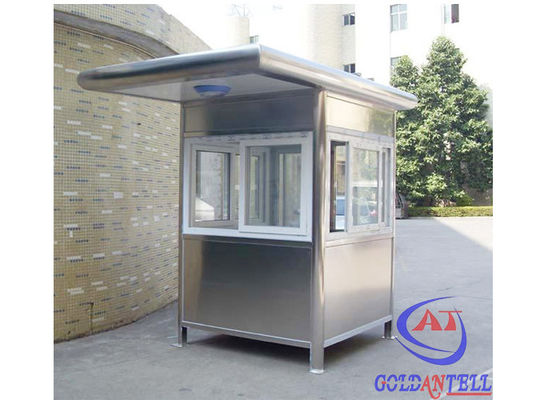 Stainless Steel Prefab Guard Room House With Big Eaves