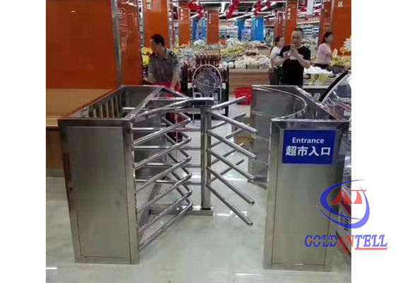 RFID LED Ditector Half Height Gate Turnstile Electronic Counter For Store Supermarket Toilet