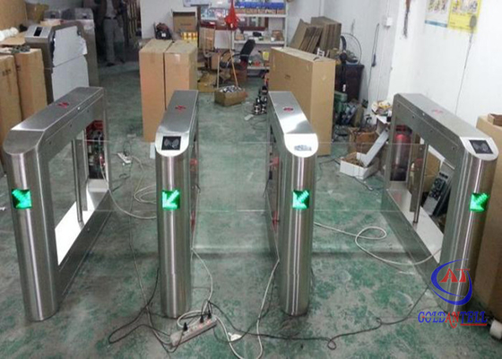 TCP / IP Fast Pass Auto Security Speed Gate Turnstile With RFID Reader DC 24V
