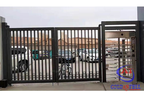 Semi Automatic Biometric Full Height Turnstile 90 Degree Rotation Stainless Steel Turnstile
