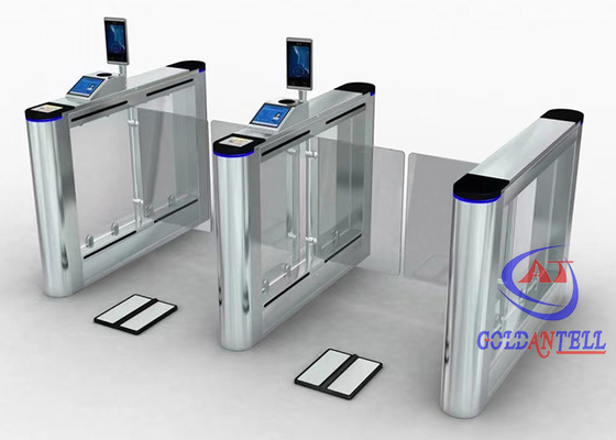 AC / DC Security Turnstile Gate With RFID Fingerprint Facial Recognition Access Control