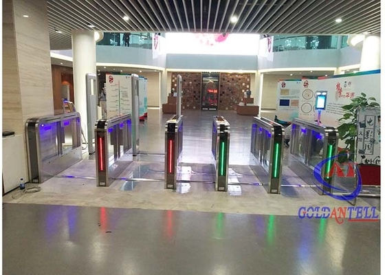 Waterpark Security Pedestrian Turnstile Gate Anti Tailing Face Recognition Controlled