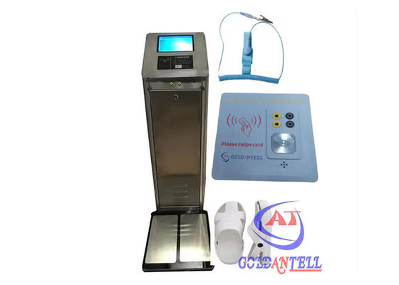 8 Inch LCD Display Esd Equipment With RFID Reader Wristaband And Foot Pedal