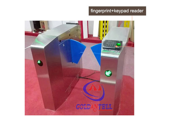 Bi Directional Turnstile Flap Barrier , finger thumb opened turnstile 110 volt