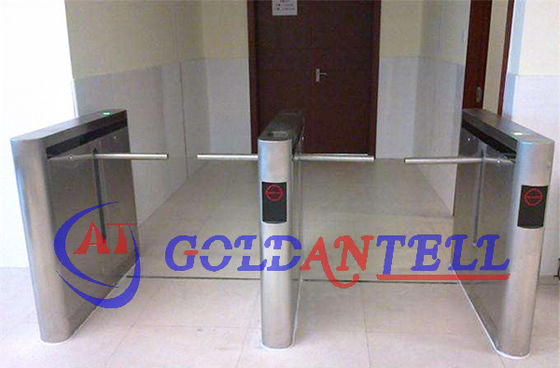 Security Turnstile Gate with 0.2s Barrier Open/Close Time RS-232 Communication Interface and 1-Way Operation Direction