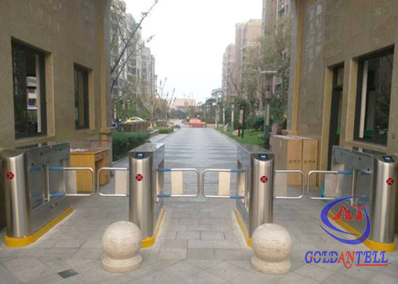 Auto Swing Turnstile Barrier Outdoor Bi Directional Handicapped Access Controller