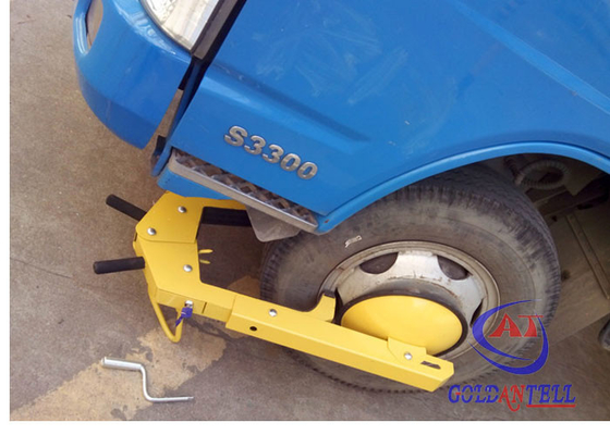Anti static Truck steering wheel clamp lock with anti prizing and anti theft function