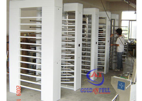 Puerta llena toda del código de barras/de la altura de Bimetric en una puerta interior RS485 de la entrada del sistema