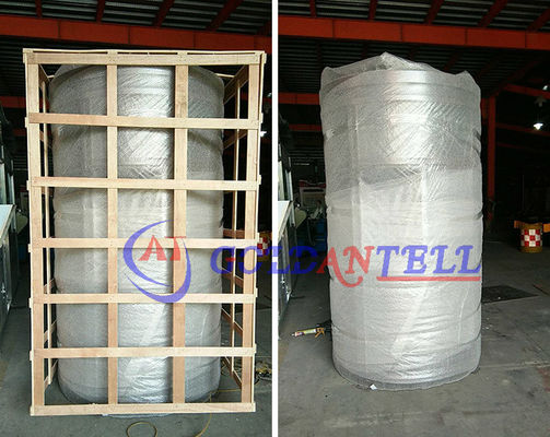 IP54 Waterproof Rating Round Security Booth 1500x2400mm Customized Size Durable Guard Shelter for Outdoor Protection
