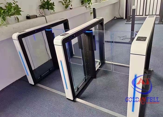 Puerta de velocidad rápida de la barrera del oscilación del paso del color de los torniquetes blancos de encargo del control de acceso