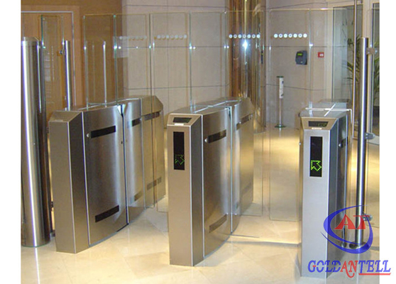 Torniquete de cristal de trabajo de moda de la velocidad de la puerta de velocidad de la seguridad alto para el servicio público