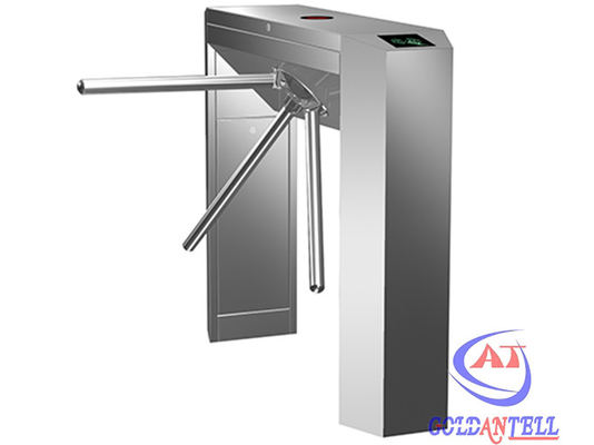 Puerta peatonal bidireccional del torniquete del trípode con la lámpara indicadora del sistema/LED del control de acceso/la luz de la alarma