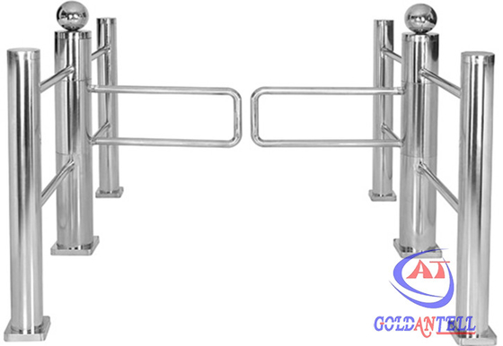 Acceso automático completo de la puerta de la barrera del oscilación con la alarma sana/ligera a prevenir al intruso ilegal