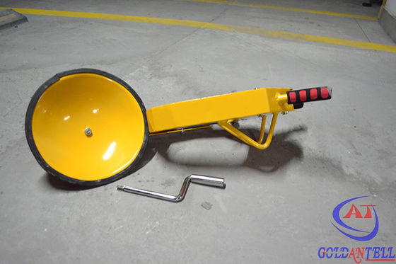 A3 Steel Yellow / Red Reliable Car Wheel Clamp , Portable Vehicle Wheel Lock