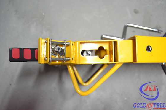 A3 Steel Yellow / Red Reliable Car Wheel Clamp , Portable Vehicle Wheel Lock