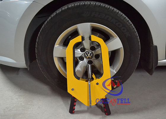 Abrazadera de rueda de acero del vehículo de la seguridad A3, cerradura de rueda de coche para la anchura rueda de 18 - de los 29cm