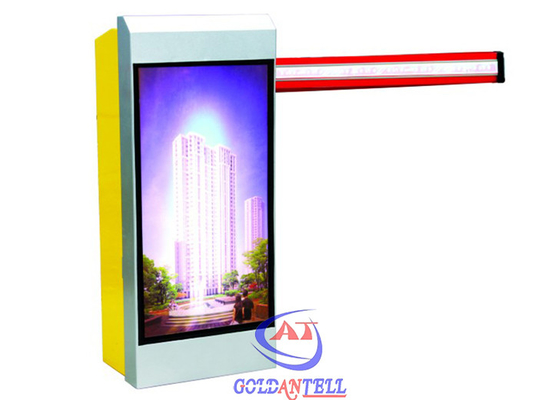 Prenda impermeable resistente recta de lujo IP54 de la puerta RFID Acess de la barrera del auge de la publicidad del brazo