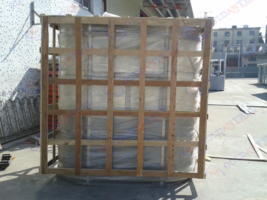 320KG to 550KG Gross Weight Stainless Steel Guard Shack 1500x2400mm Customized Size Durable Security Cabin for Long Term