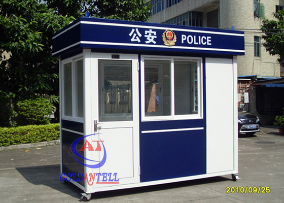Caja de centinela de acero de la policía del color portátil con el equipo completo dentro del sitio de la policía