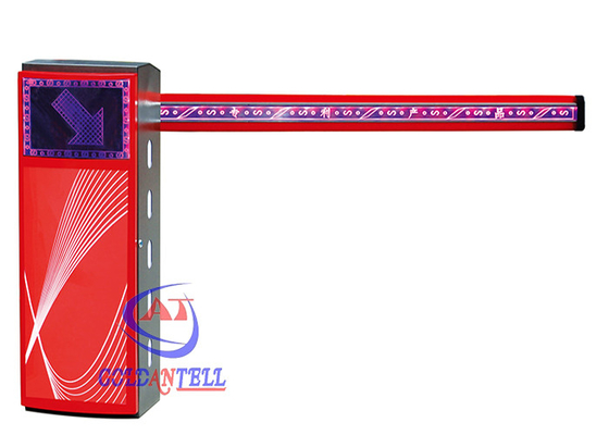 Sistemas de la puerta de la patente de diseño de las luces LED el 1M-6M Pole Intelligent Boom, barrera de acero del rodillo frío