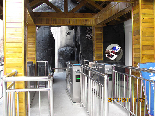 Código de barras/sistemas de gestión automáticos para el área turística, museo, entrada del boleto del torniquete del código de Qr del cine