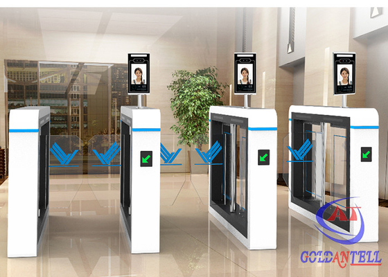 Acero inoxidable de la puerta 304 delgados del torniquete de la seguridad para el subterráneo del gobierno del gimnasio