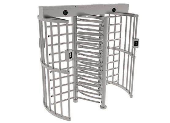 Pedestrian Bidirectional Full Height Turnstile Gate RFID Card / Fingerprint Access Control