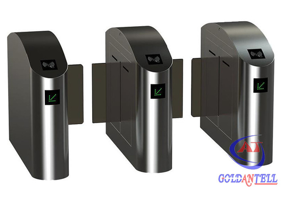 El CE aprobó mayor nivel de acero inoxidable de la velocidad rápida de la puerta de la barrera del oscilación del acceso del RFID