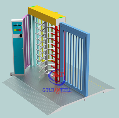 Puerta completa modificada para requisitos particulares del torniquete de la altura del control de Rfid Acess para la entrada y la salida