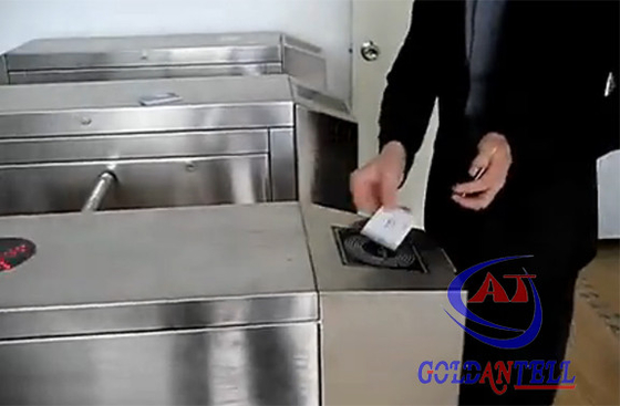 Velocidad rápida flexible del paso para el control Sytem de la tarjeta/de la pulsera del RFID con el torniquete automático de la barrera