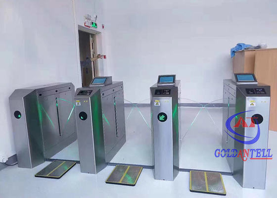 La puerta peatonal LED del torniquete del pánico anti el sistema de la puerta del torniquete del ESD de la dirección de los semáforos