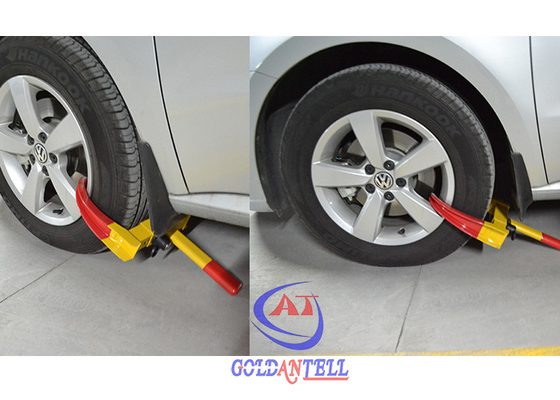 Abrazadera de rueda resistente de coche, llaves portátiles de la abrazadera dos de la cerradura de rueda