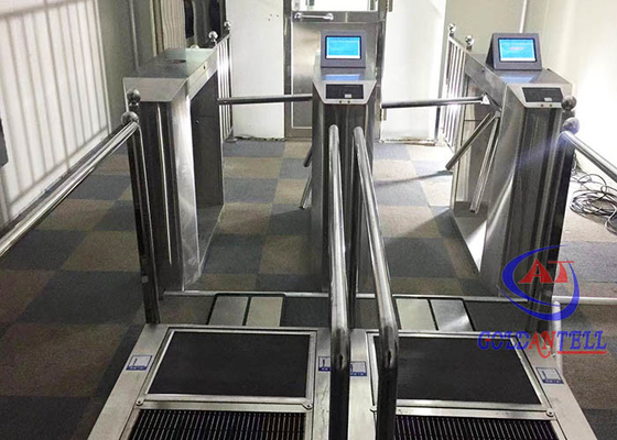 Reconocimiento de cara de acero inoxidable automático completo de los torniquetes 600m m del acceso de la puerta del torniquete