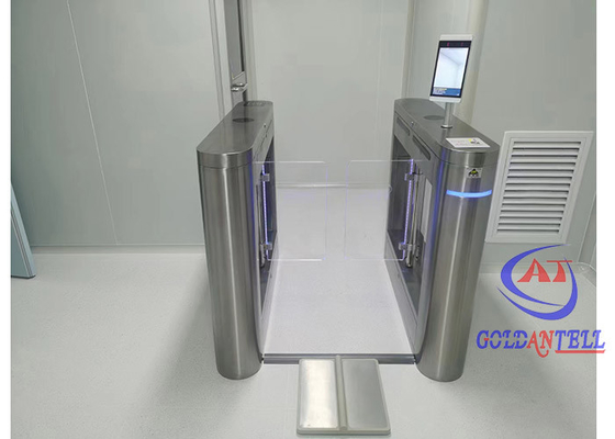 Puerta de cristal de la barrera del oscilación del salto del reconocimiento del torniquete de la velocidad facial anti del gimnasio