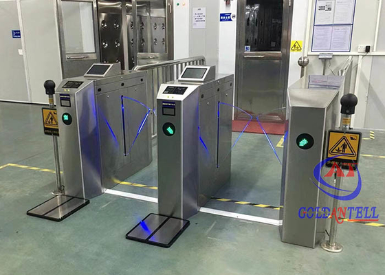 puertas automáticas de los torniquetes de la entrada del reconocimiento de cara de la huella dactilar del QR Code de la fábrica de los 60cm China