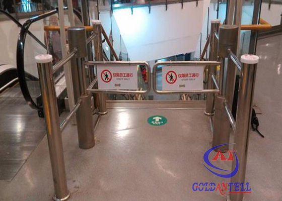 Supermarket coin operated RFID Turnstile with alarm function and reset function