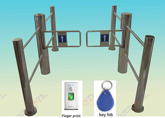 Puerta peatonal de la barrera del oscilación del control de acceso de la puerta con el interfaz del RFID