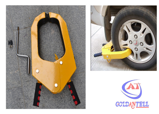 Protección del medio ambiente de acero de coche de rueda del hurto anti manual impermeable de la abrazadera