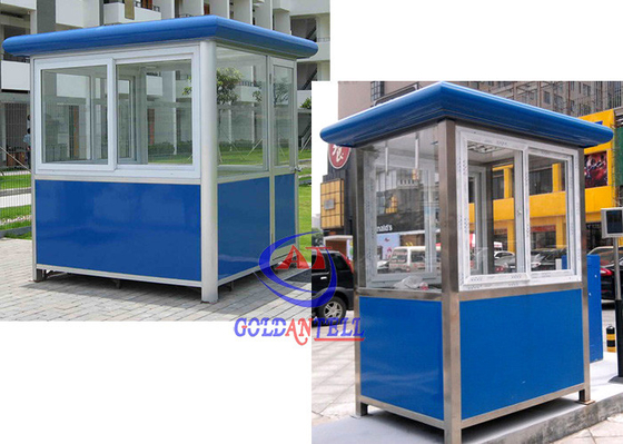 Guardia de seguridad prefabricado aislado termal Room con las colocaciones de la electricidad