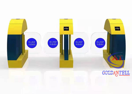 La entrada unidireccional del torniquete bloquea la puerta del torniquete del control de acceso del lector del código QR RFID