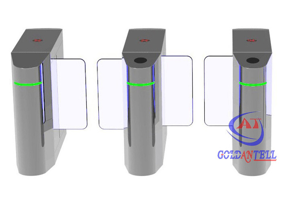 Reconocimiento de cara biométrico del paso RFID de la seguridad del torniquete del motor sin cepillo rápido de la puerta