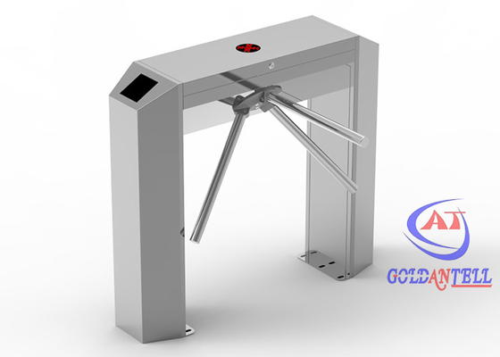 Sistema semi automático del control de acceso de la puerta del torniquete del trípode con el lector del RFID