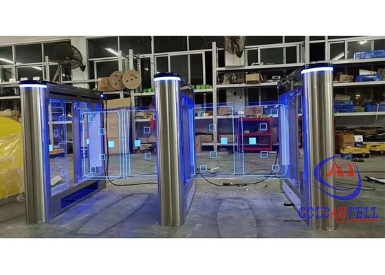 Puerta auto de la barrera del torniquete del reset del RFID del torniquete de la puerta del gimnasio de poco ruido del control de acceso
