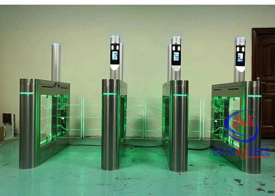 Torniquete óptico portátil del control de acceso del reconocimiento de cara de oscilación de la barrera peatonal de la puerta