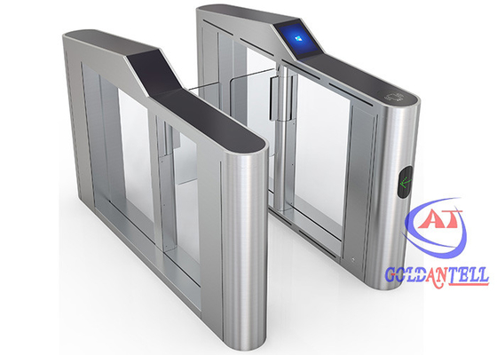 Ancho 900 mm Puerta de giroscópio peatonal de acero inoxidable 304/316 doble ala