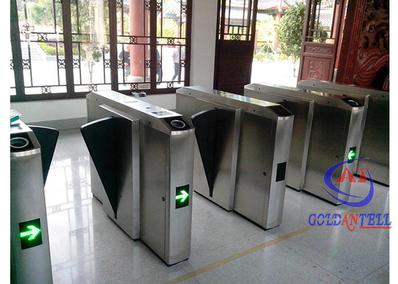 Puerta automática de velocidad peatonal con doble columpio de columpio para la estación de metro