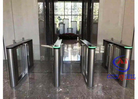 Puerta de barrera de oscilación portátil reconocimiento facial Código QR Sistema de control de acceso RFID