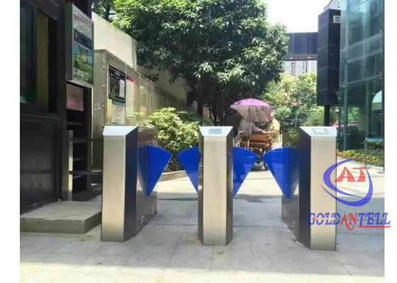 Servo Motor Flap Turnstile Terminal de seguridad de reconocimiento facial Código de barras de billete en el metro