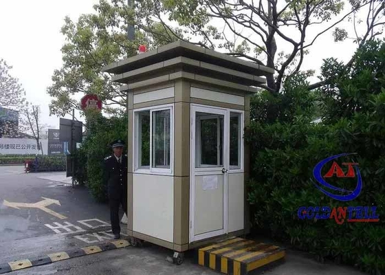 Larga vida Odm Casa de guardia Seguridad Resistencia al terremoto con ruedas