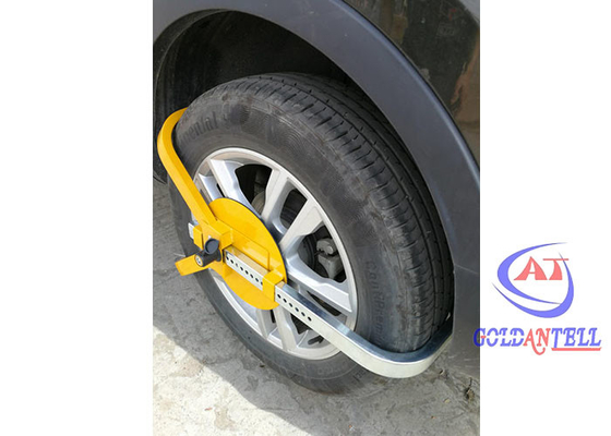 Cerradura de ruedas de acero anti robo de trabajo pesado ajustado neumático de 7 pulgadas